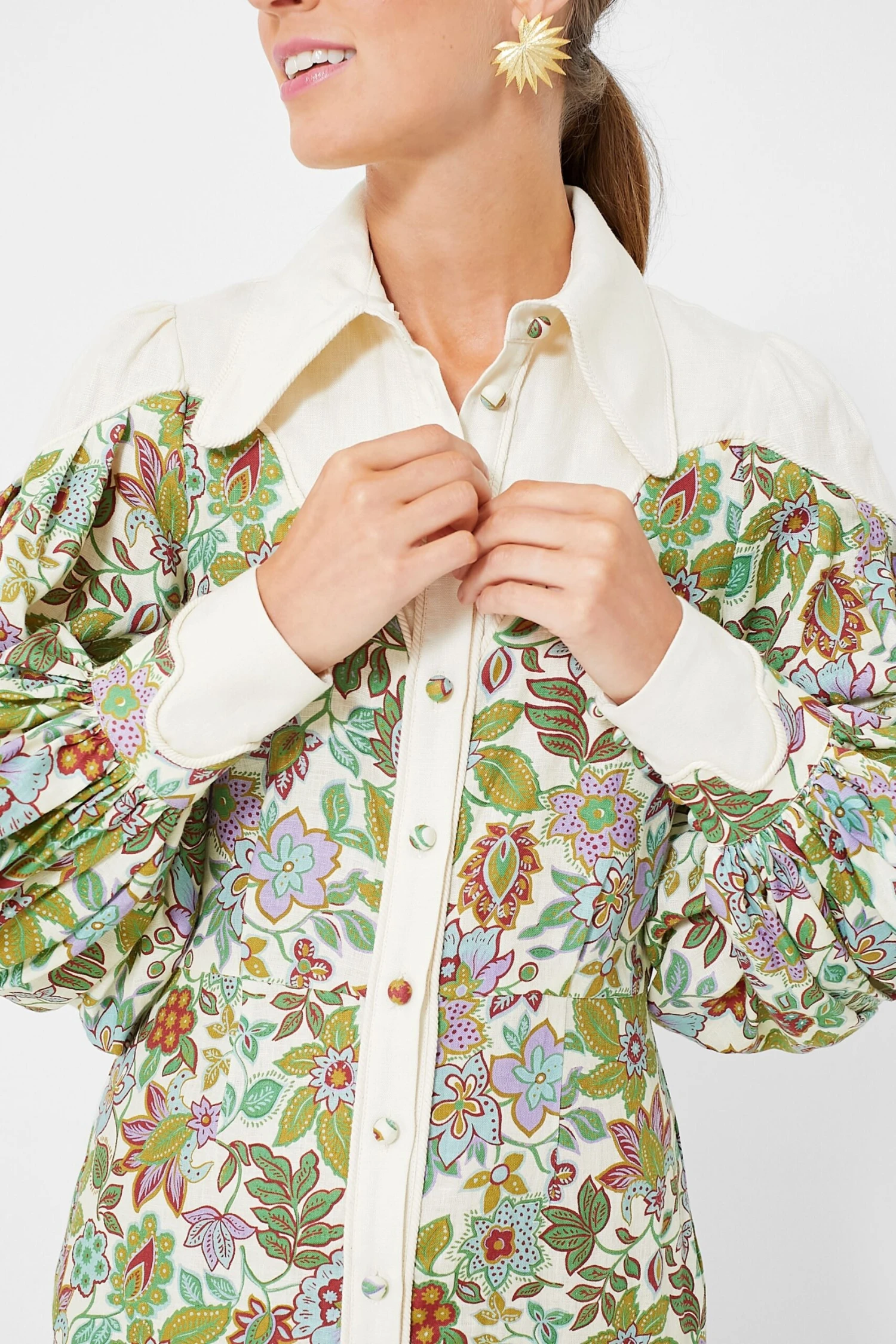 Pearl Isabella Panel Midi Dress - Image 5