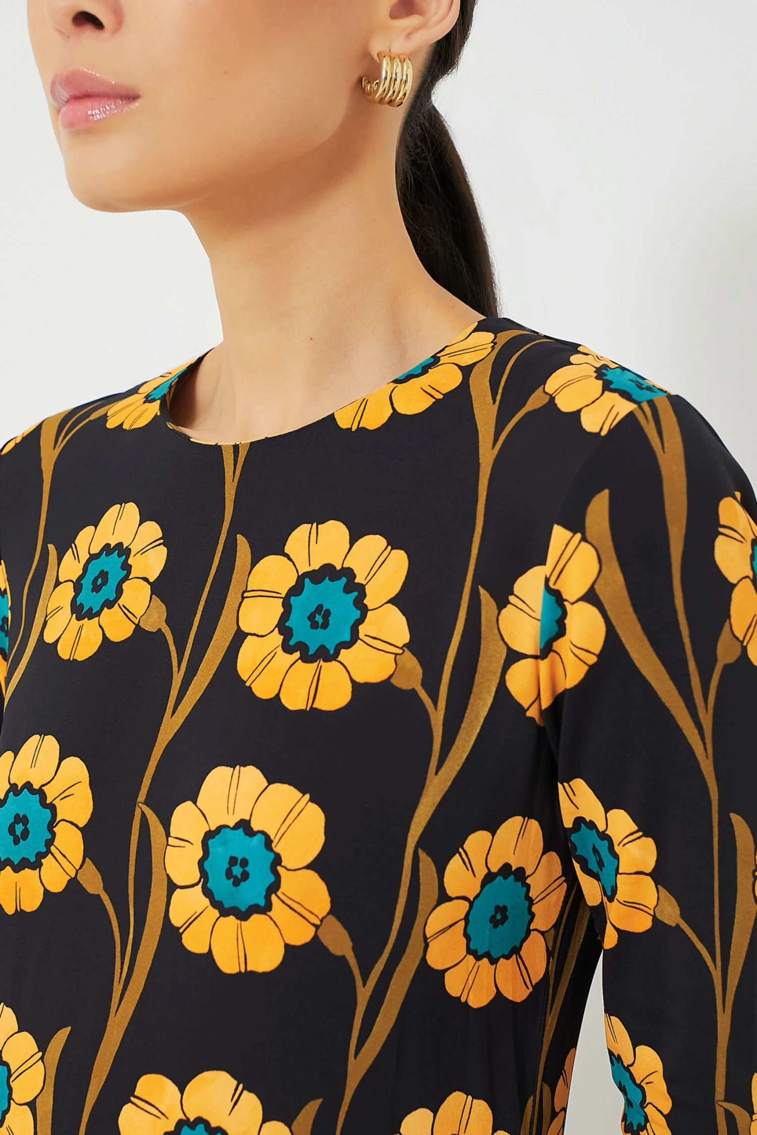 Daisychain Long Sleeve Swing Dress - Image 5