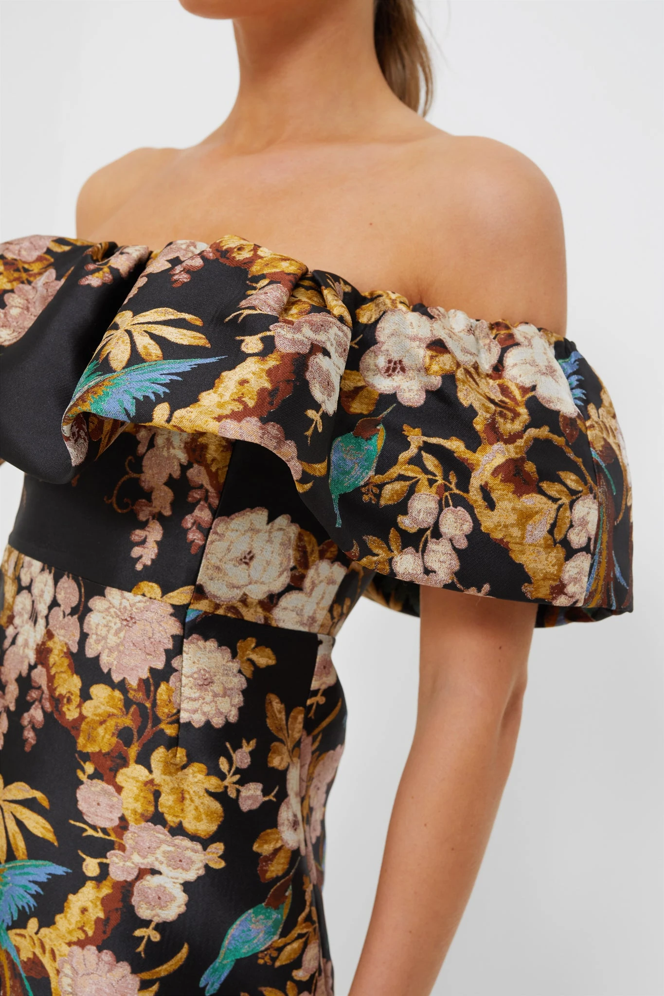 Black Birds Of Paradise Vera Dress - Image 5