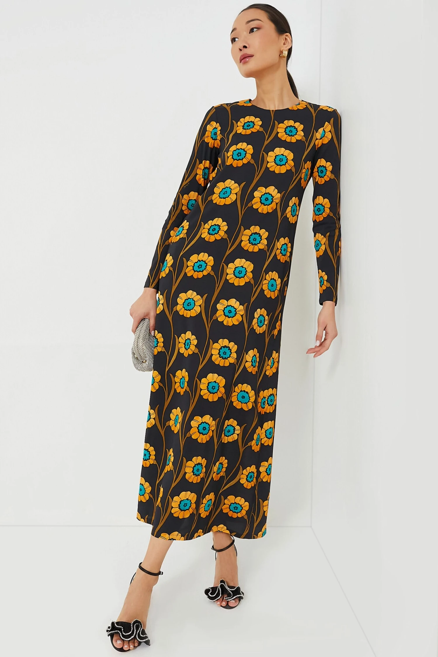 Daisychain Long Sleeve Swing Dress - Image 2