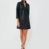 Black Leather Clifton Dress