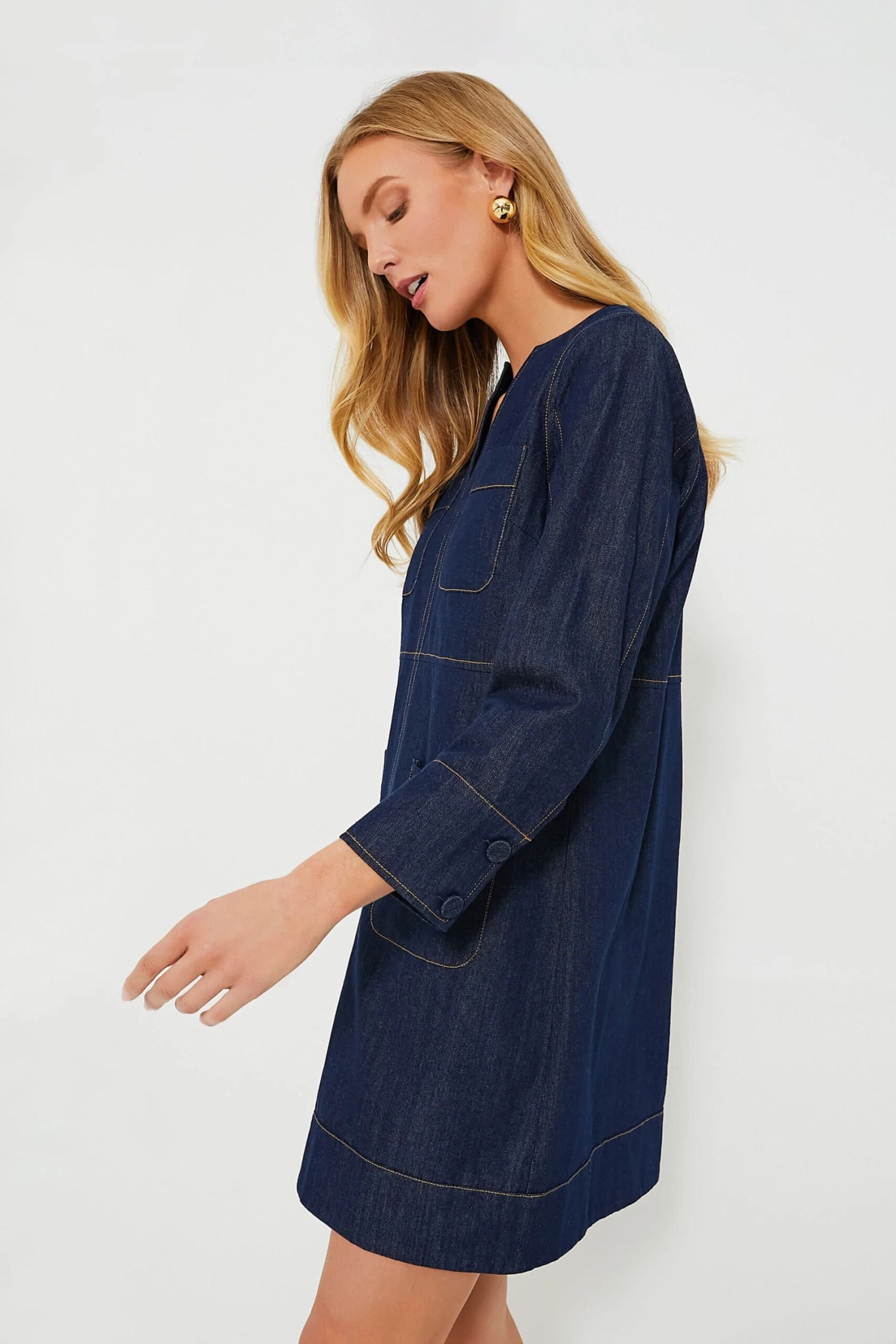 Denim Tallulah Dress - Image 3