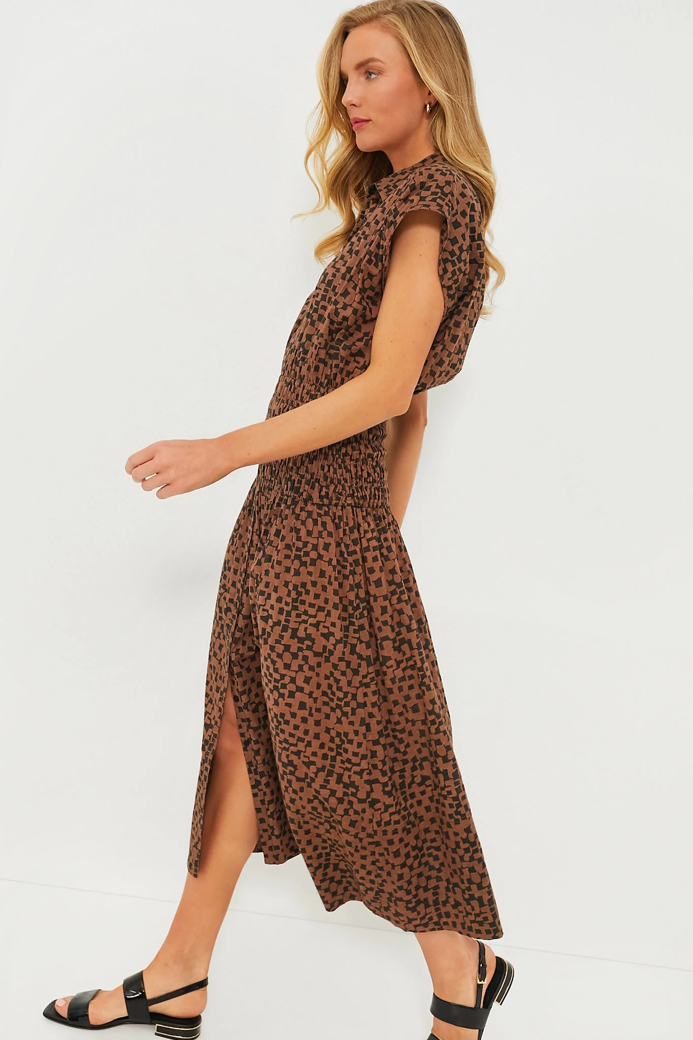 Scattered Geo La Cupola Smocked Dress - Image 3