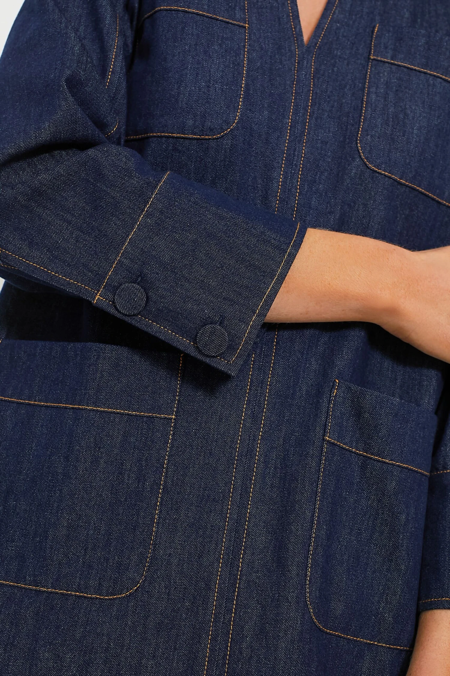 Denim Tallulah Dress - Image 5