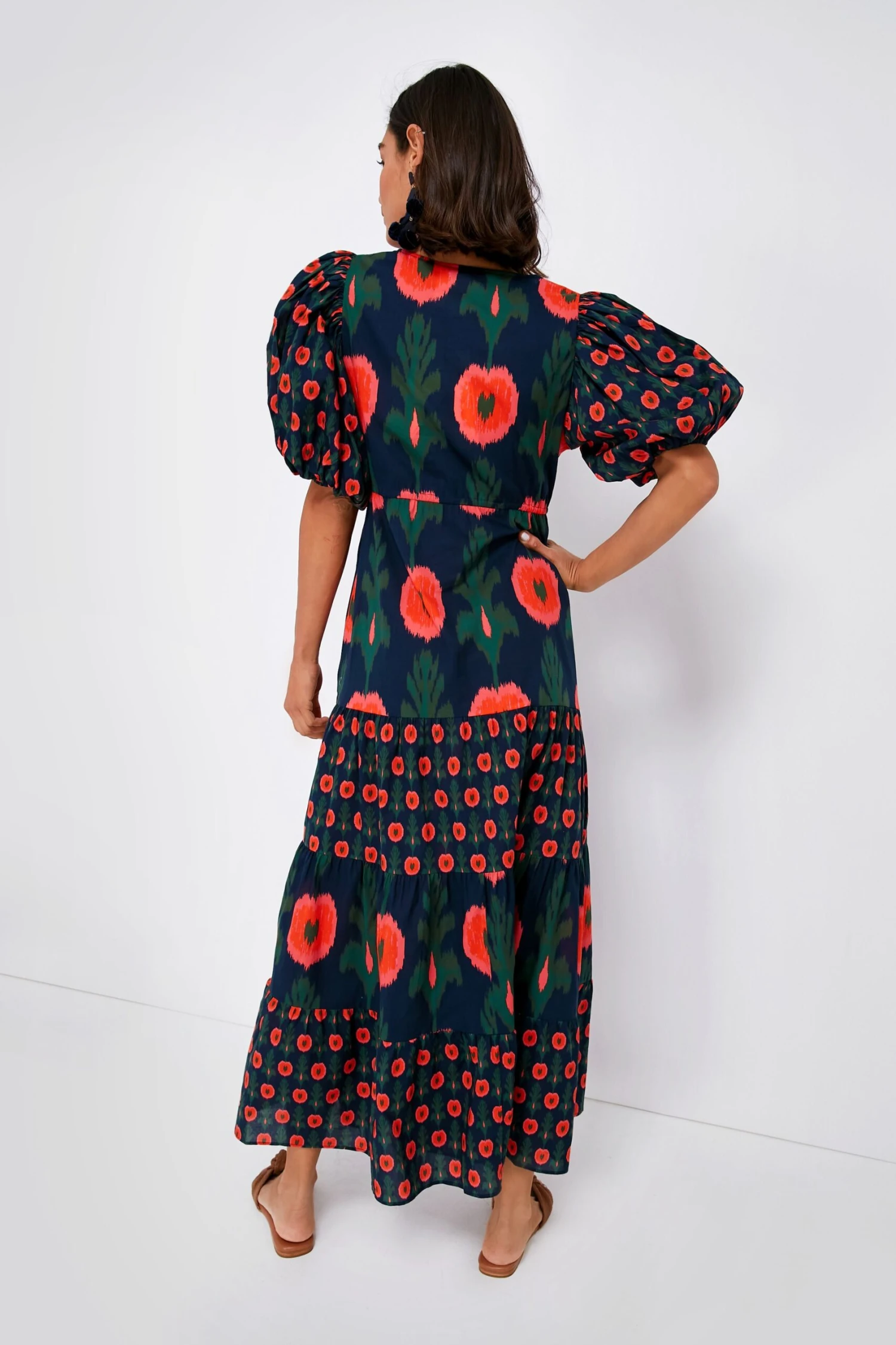 Hanging Flower Midnight Navy Vilette Dress - Image 4