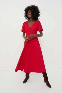 Red Kate Maxi Dress