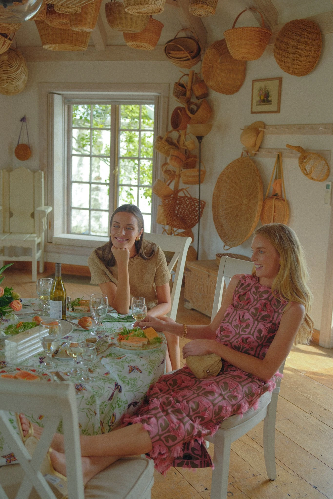 Grove Kaki And Pink Column Dress - Image 7