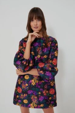 Orange Lillies Florence Dress