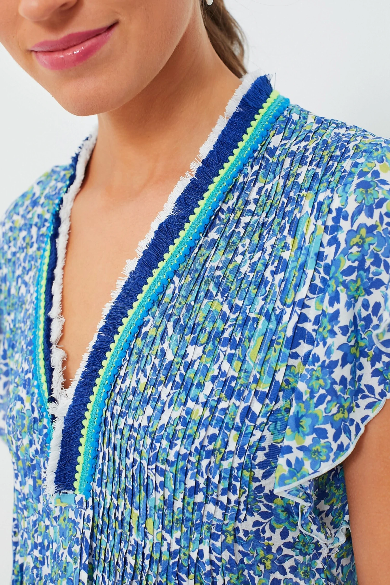 Blue Net Sasha Mini Dress - Image 5