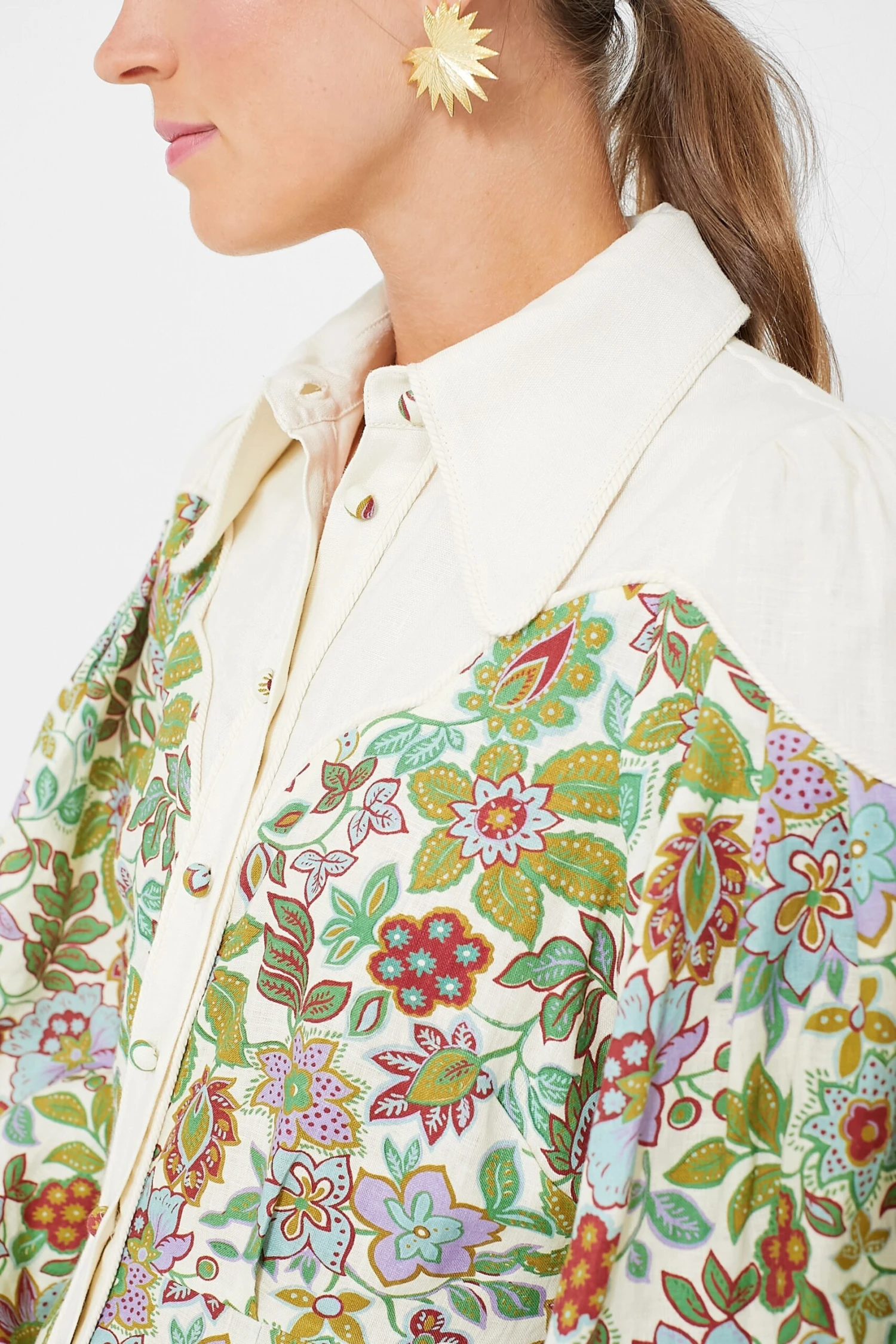 Pearl Isabella Panel Midi Dress - Image 6