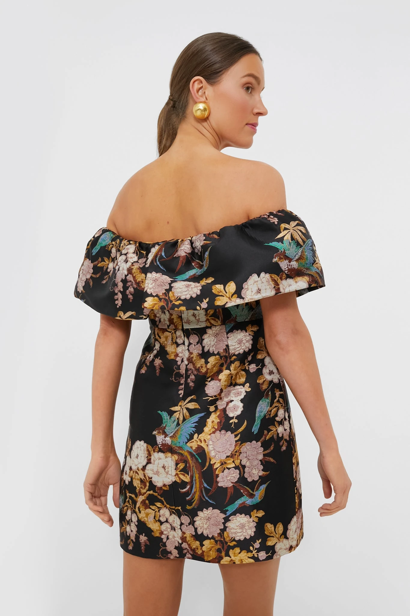 Black Birds Of Paradise Vera Dress - Image 4