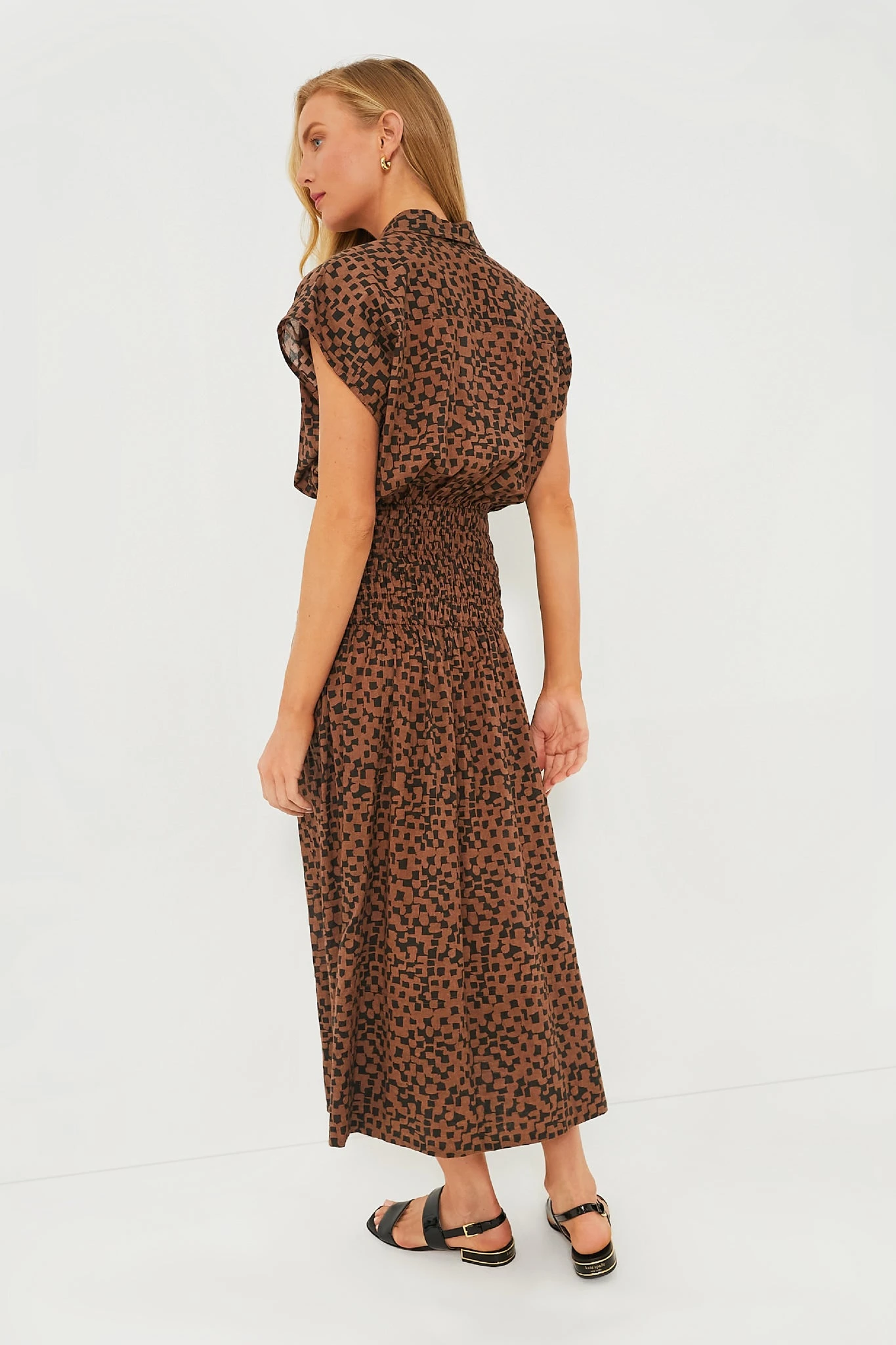 Scattered Geo La Cupola Smocked Dress - Image 4