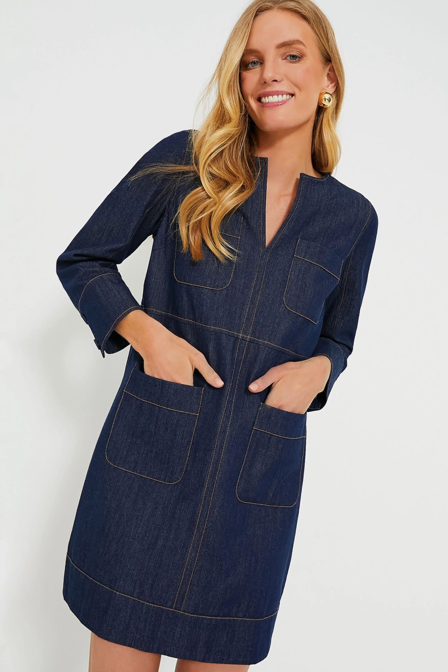 Denim Tallulah Dress - Image 2