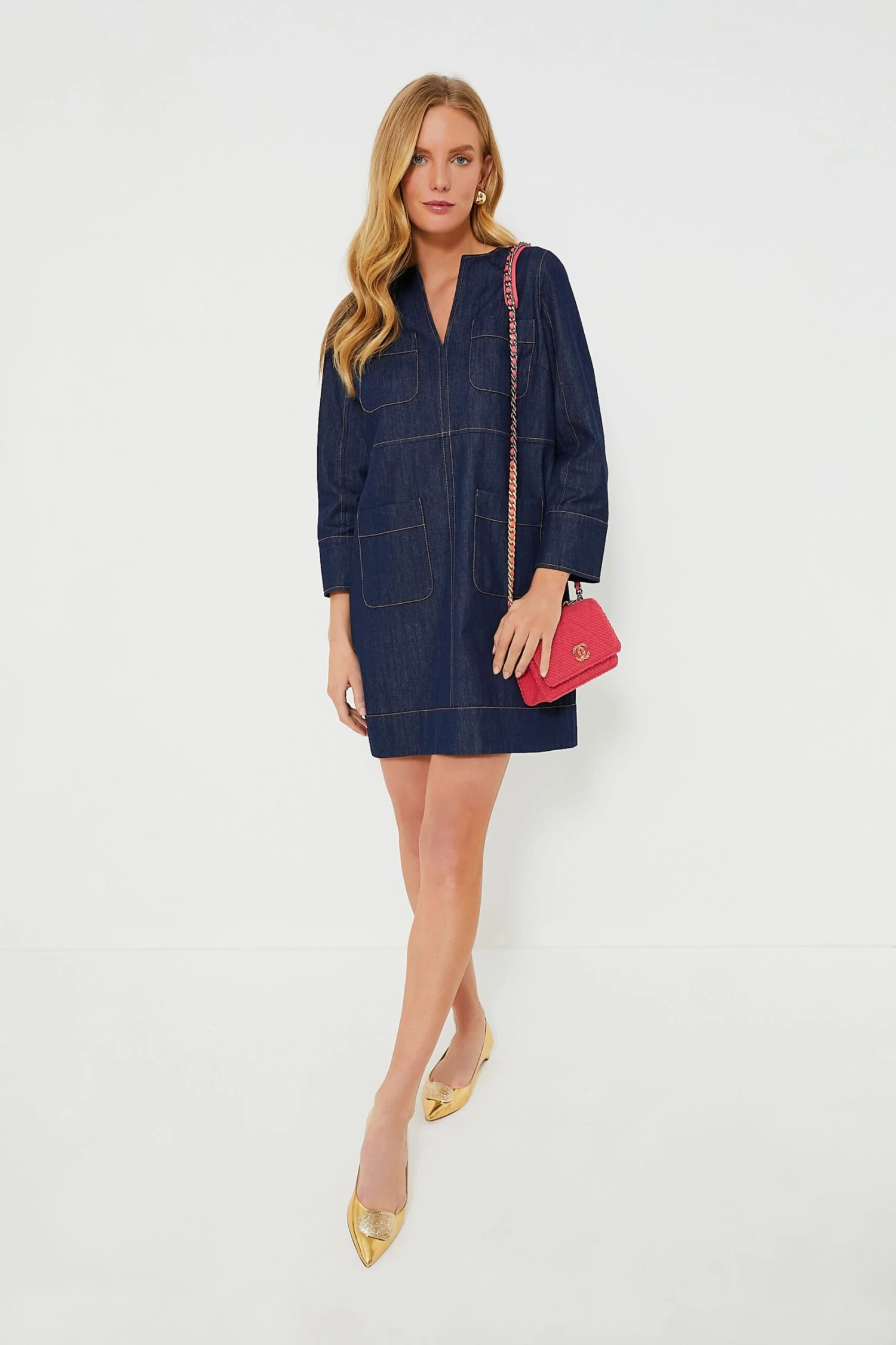Denim Tallulah Dress - Image 6