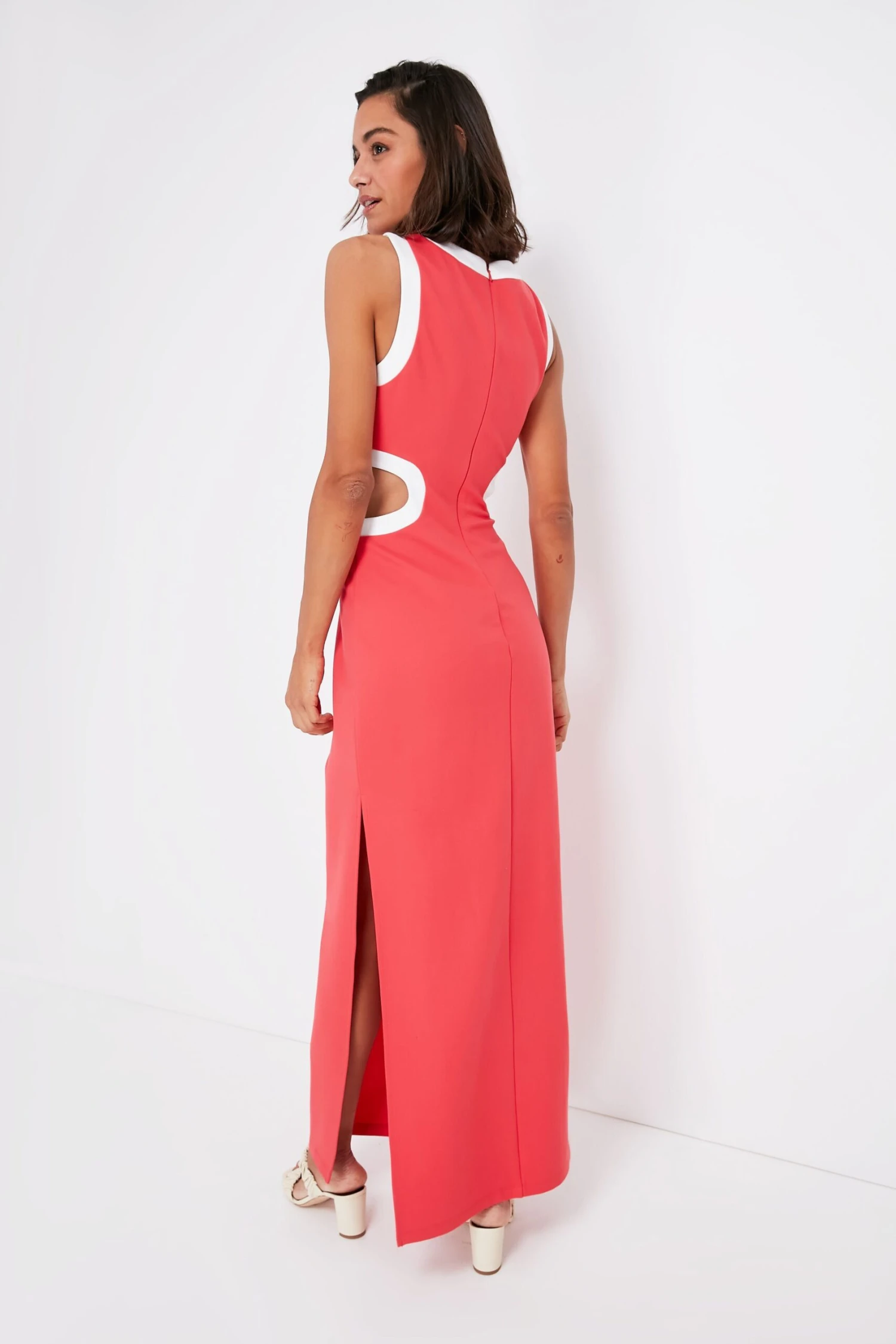 Staud Hibiscus And White Dolce Dress - Image 4