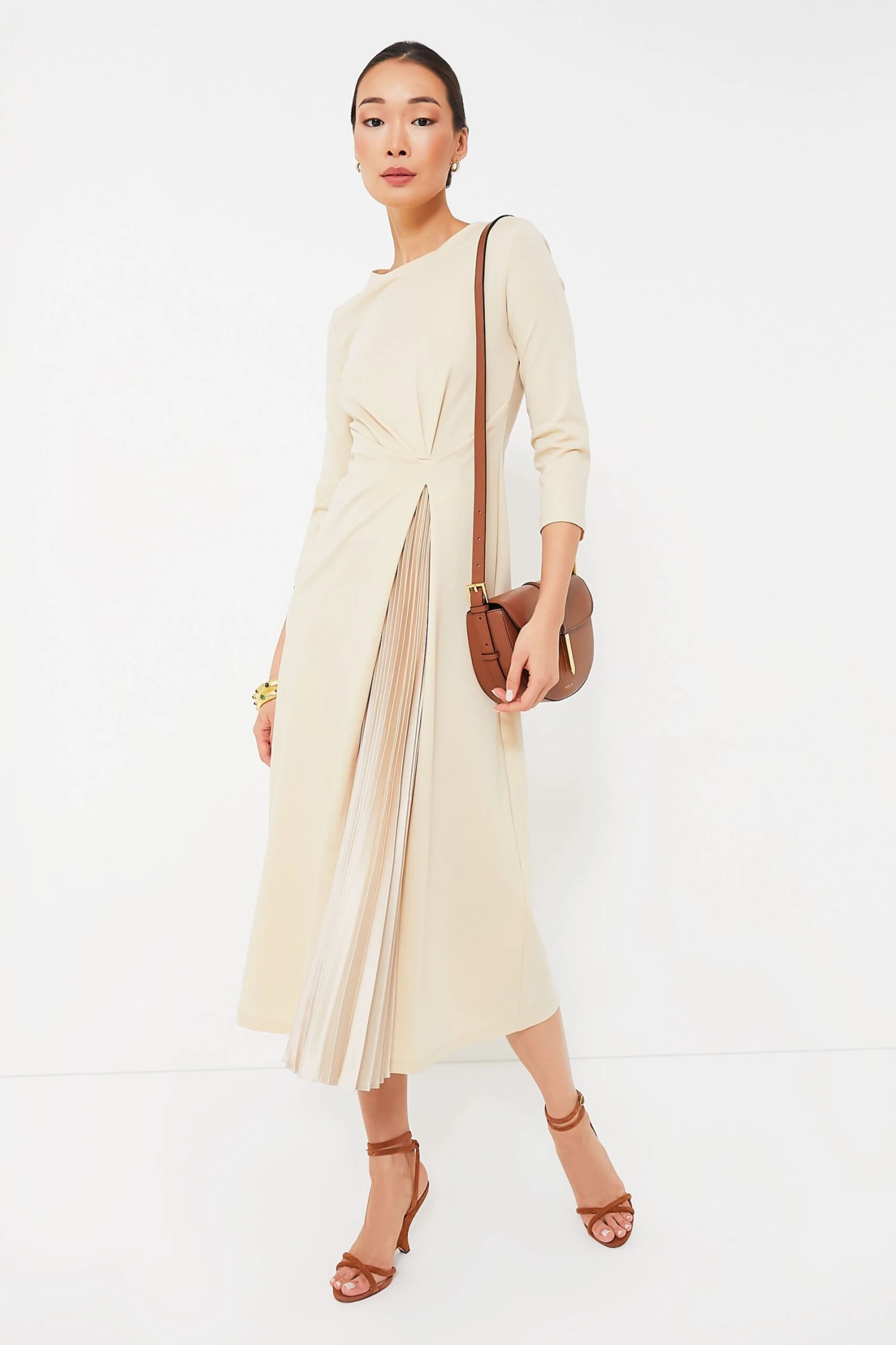 Weekend Max Mara Sand Gessy Dress - Image 2